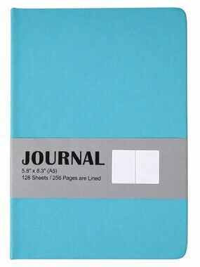 Flomo A5 Hardcover Lined Journal Notebook Turquoise 256 Pages New